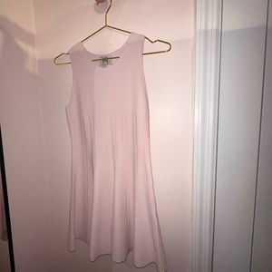 Milly Minis Textured Godet Dress, light pink